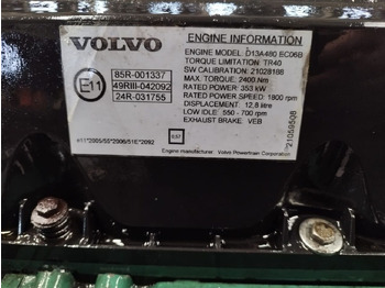 Двигател за Камион Volvo 480 E3 D13A   Volvo FH13 FM13: снимка 3