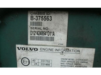 Двигател за Камион Volvo D12D 420   Volvo FH 12: снимка 3