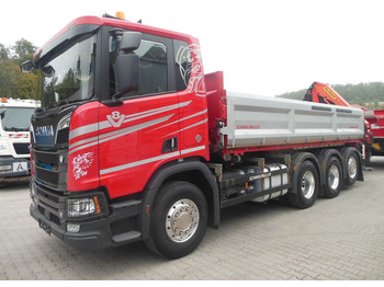 Камион с кран SCANIA R 580