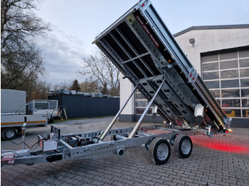 Самосвал ремарке Brian James Trailer CarGO Tipper 400x200x30cm elektro Pendelklappe blackline LED 3500kg Tandem: снимка 3