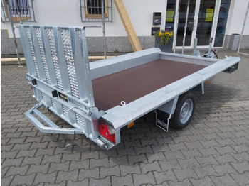 Ремарке за строителна техника HULCO TERRAX Basic 294x150x27cm Heckrampe 100cm (M) 12" 1800kg: снимка 4