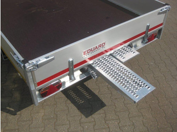 Бордово ремарке/ Платформа Multi Transporter 406x200x30cm Rampen Seilwinde 13" niedrig Fahrwerk (XL) 2700kg: снимка 5