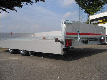 Бордово ремарке/ Платформа Multi Transporter 406x220x30cm 10" Lfh. 56cm Rampen Winde (XL) 2700kg extrabreit: снимка 4