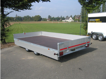 Бордово ремарке/ Платформа Multi Transporter 406x220x30cm 10" Lfh. 56cm Rampen Winde (XL) 2700kg extrabreit: снимка 5