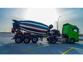 Нови Полуремарке бетон миксер STU 14,7m3 Concrete Mixer Trailer: снимка 3