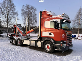 Камион за дърва SCANIA R 560