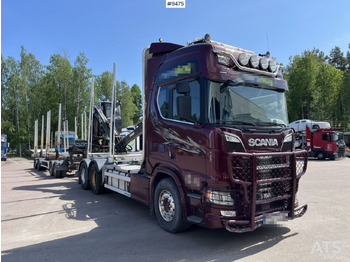 Камион за дърва SCANIA R 580