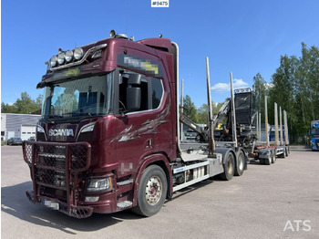 Камион за дърва SCANIA R 580