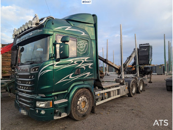 Камион за дърва SCANIA R 580