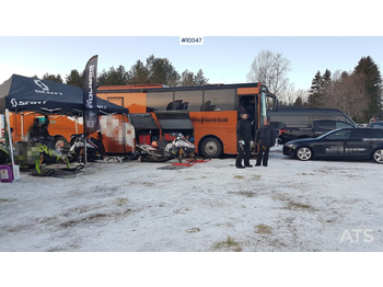 Кемпер ван VOLVO B10M-70B Motorhome / Snowmobile bus with rear lift: снимка 2