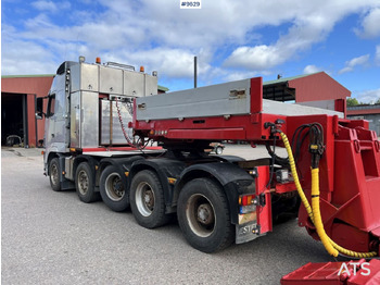 Влекач, Нискорамна площадка полуремарке Volvo FH16 5-axle tractor unit, GOLDHOFER STZ-VL 4-41/80 trailer: снимка 3