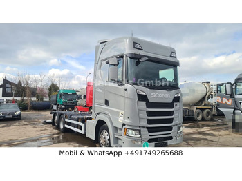 Контейнеровоз/ Сменна каросерия камион SCANIA S 450