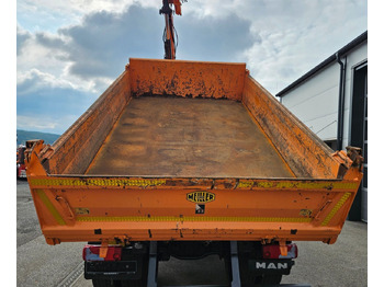 Самосвал камион, Камион с кран MAN TGM 18.290 4x4 Atlas 75.2 Kran Funk Euro6: снимка 4
