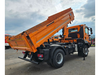Самосвал камион, Камион с кран MAN TGM 18.290 4x4 Atlas 75.2 Kran Funk Euro6: снимка 3