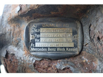 Задна ос за Камион Mercedes-Benz R485-13A/C22.5 41/15 748595M738078: снимка 4