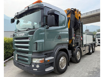 Камион с кран SCANIA R 500