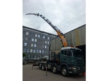 Камион с кран SCANIA R 500