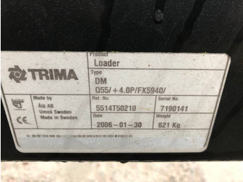 Челен товарач за трактор Reservdelar till Trima / Ålö +4,0P lastare: снимка 3