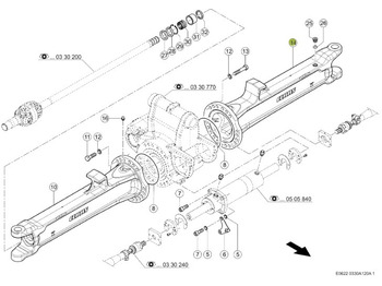 Задна ос JAGUAR