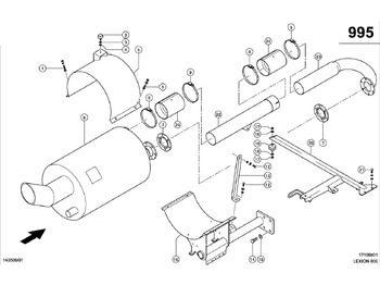 Заглушител CLAAS