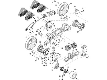 Части за ходова част JOHN DEERE