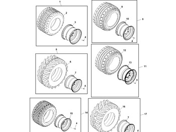 Комплект колела JOHN DEERE