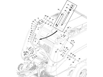 Хидравличен цилиндър JOHN DEERE