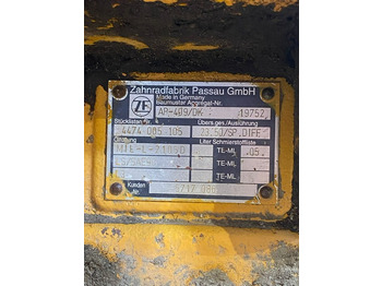 Диференциал за Строителна техника Liebherr L544 atak talerz 9:35 , ZF AP-409/DK , ZF4460366063: снимка 3