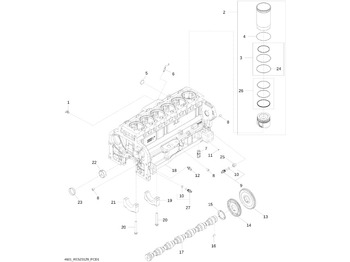 Двигател и части JOHN DEERE