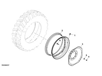 Комплект колела JOHN DEERE