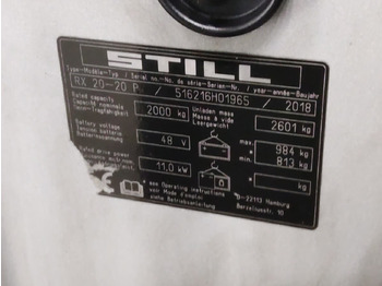 Електрокар STILL RX20-20P: снимка 2