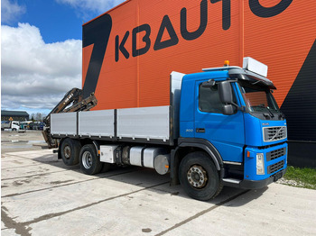 Бордови камион, Камион с кран Volvo FM 9 300 6x2*4 HIAB 085D-3 / PLATFORM L=6320 mm: снимка 4