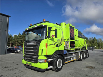 Комунална/ Специална техника Scania Disab Centurion P210/9 Suction-blowing vacuum load: снимка 3