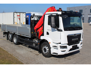 Бордови камион, Камион с кран MAN TGM 26.320 6×2-4 PK19.001SLD5 Brädgårdsbil: снимка 2 Бордови камион, Камион с кран MAN TGM 26.320 6×2-4 PK19.001SLD5 Brädgårdsbil: снимка 2