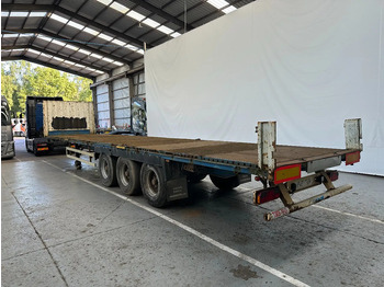 Бордово полуремарке/ Платформа Krone SD 27 FREINS TAMBOURS: снимка 3