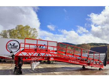 Нови Товарна рампа Loading Ramp with with hydraulic tilting bridge -  AZ RAMP - STAR-RL- 20T. 20 ton capacity: снимка 3