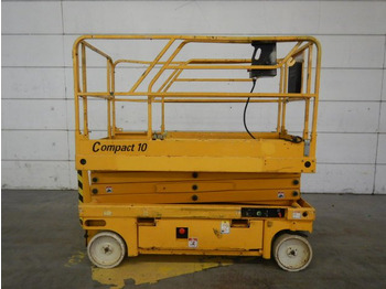 Ножична работна платформа Used Electric scissor Lift Haulotte Compact 10: снимка 2