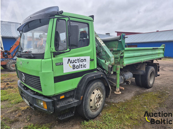 Самосвал камион, Камион с кран Mercedes-Benz 1117K: снимка 2