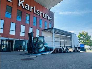Камион с брезент Volvo FH 500 8x2 Arbeitsbühnen Transporter LBW 9t: снимка 5