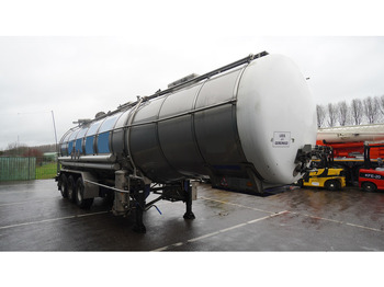 Полуремарке цистерна За превоз на хранителни стоки Burg 3 AXLE WATER TANK 32.000LTR: снимка 3