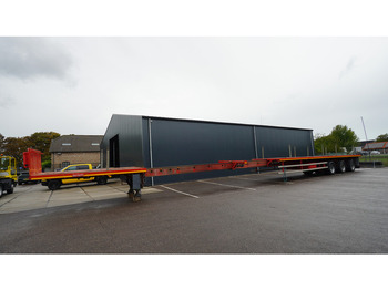 Бордово полуремарке/ Платформа NOOTEBOOM