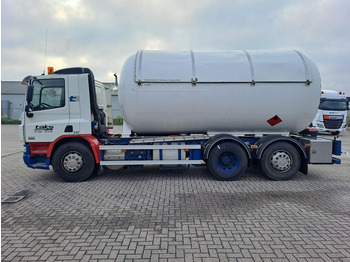 Камион цистерна DAF FAN CF75. 6x2 -24030 L Gas tank truck -Gas, Gaz, LPG, GPL, Propane, Butane tank, Gastank ID 2.166 Rootselaar, flowmeter, pump, sunroof on tank: снимка 4