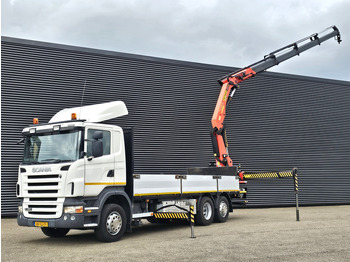 Камион с кран SCANIA R 380