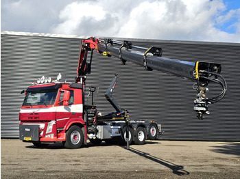 Камион с кран Volvo FM 420 8x2 / HIAB HOOKLIFT + 30 t/m CRANE - KRAN: снимка 3