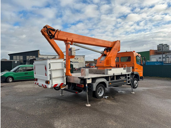 Автовишка, Лекотоварен автомобил Mercedes-Benz 815 4x2 Hubarbeitsbühne Wumag  170 high 17 m: снимка 3