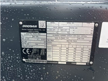 Нови Електрокар Doosan B35X-7 PLUS: снимка 5