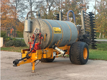 Цистерна за течен тор Veenhuis VMB 7500 + bemester slootsmid: снимка 4