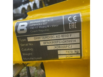 Нови Дискова брана Bednar SWIFTERDISC XO 8000 F: снимка 4