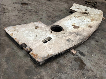 Противовес за Строителна техника Faun ATF 50-3 counterweight 1,1 ton: снимка 3