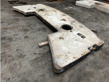 Противовес за Строителна техника Faun ATF 50-3 counterweight 1,1 ton: снимка 2